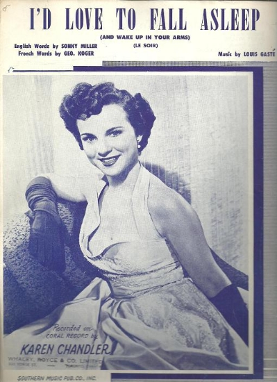 Picture of I'd Love to Fall Asleep (And Wake Up in Your Arms), Le Soir, George Koger & Louis Gaste
