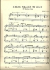Picture of Three Shades of Blue, orchestral suite by Ferde Grofe, presented by Paul Whiteman, piano solo transcription, sheet music folio