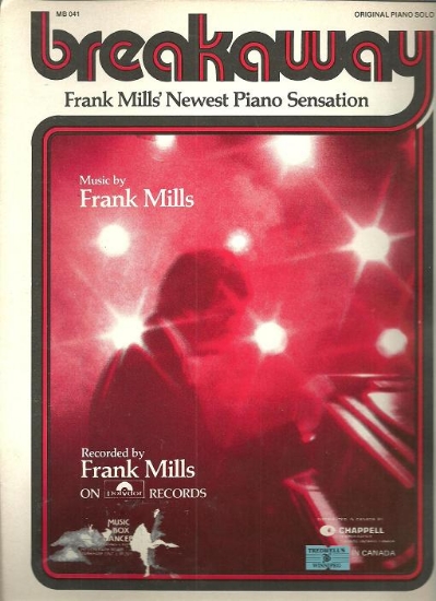 Picture of Breakaway, Frank Mills, piano solo sheet music