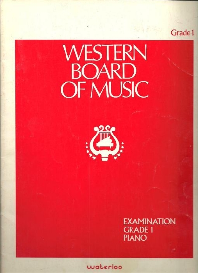 Picture of Western Board of Music, Grade 1 Piano Exam Book, 1976 Edition
