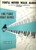 Picture of You'll Never Walk Alone, from "Carousel", Rodgers & Hammerstein, arr. Trude Rittman, piano duet sheet music