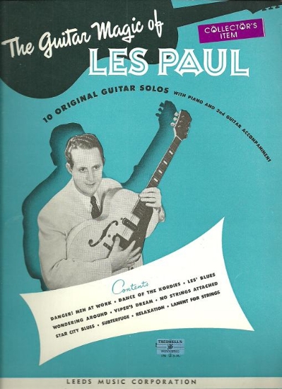 Picture of The Guitar Magic of Les Paul, guitar solo, sheet music folio