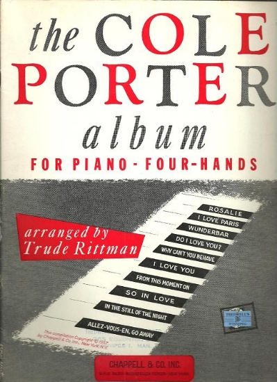 Picture of The Cole Porter Album for Piano Four-Hands, arr. Trude Rittman, piano duet, sheet music  folio