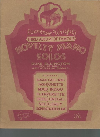 Picture of Lawrence Wright's Third Album of Famous Novelty Piano Solos
