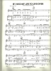 Picture of If I Had My Life to Live Over, written & recorded by Paul Anka, sheet music