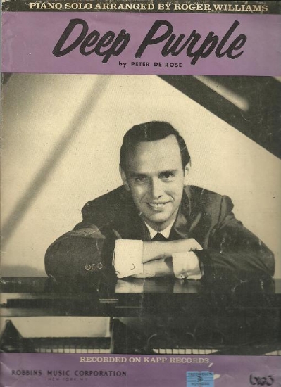 Picture of Deep Purple, Peter de Rose, arr. Roger Williams for piano solo, sheet music