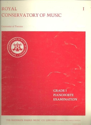 Picture of 1975, Royal Conservatory of Music, Grade 1 Piano Exam Book, 1975 Edition, University of Toronto, sheet music follio