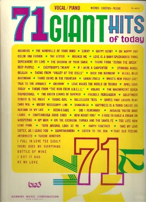 Picture of 71 Giant Hits of Today