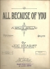 Picture of All Because of You, Joe Hearst, sheet music