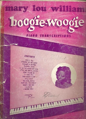 Picture of Mary Lou Williams Boogie-Woogie Piano Transcriptions, piano solo folio