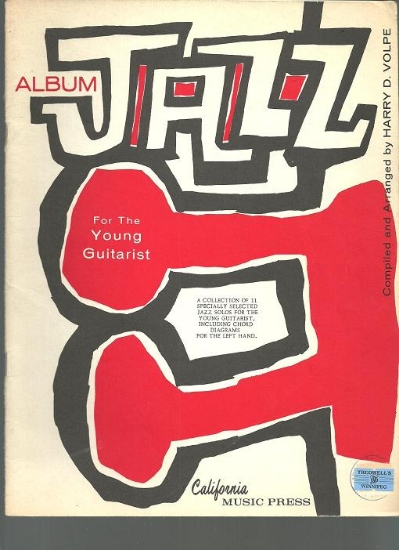 Picture of Jazz Album for the Young Guitarist, arr. Harry D. Volpe, guitar solo, sheet music folio