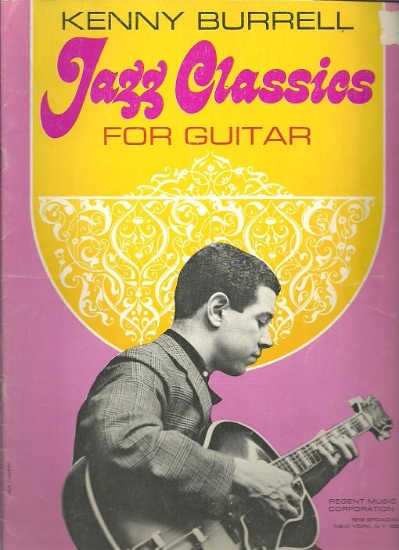 Picture of Jazz Classics, Kenny Burrell, guitar solo, sheet music folio