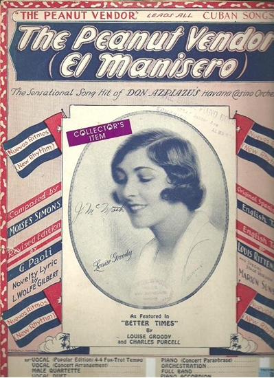 Picture of The Peanut Vendor, El manisero, Marion Sunshine/L. Wolfe Gilbert/Moises Simons