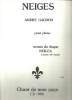 Picture of Neiges, Andre Gagnon, piano solo sheet music