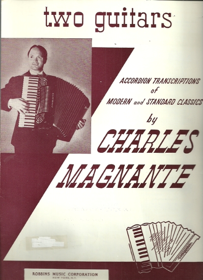 Picture of Two Guitars, Russian Folk Song, arr. Charles Magnante, accordion solo sheet music