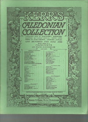 Picture of Kerr's Caledonian Collection, accordion or piano solo collection, sheet music folio