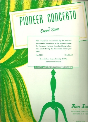 Picture of Pioneer Concerto, Eugene Ettore, accordion solo sheet music