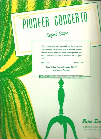 Picture of Pioneer Concerto, Eugene Ettore, accordion solo sheet music