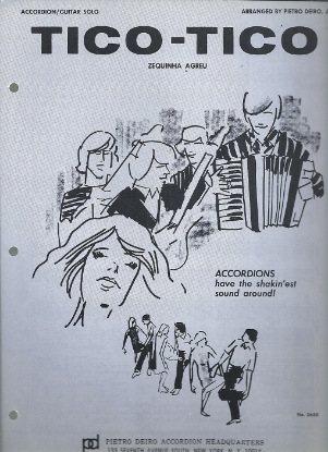 Picture of Tico-Tico, Zequinha Agreu, arr. Pietro Deiro Jr, easy accordion solo sheet music