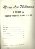 Picture of Mary Lou Williams, 6 Original Boogie Woogie Piano Solos, sheet music folio