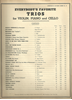 Picture of Everybody's Favorite Series No. 53, Trios for Violin, Piano, Cello, EFS53