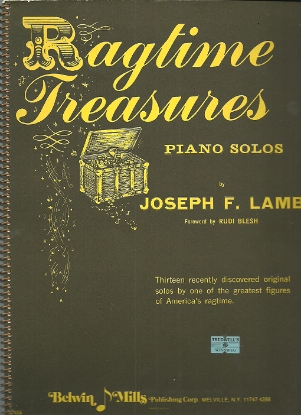 Picture of Ragtime Treasures, Joseph F. Lamb, piano solo sheet music folio