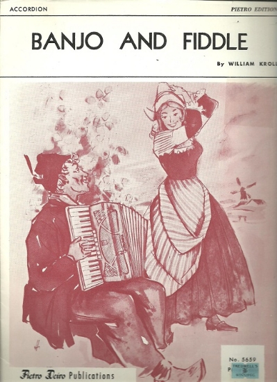 Picture of Banjo and Fiddle, William Kroll, arr. D. Desiderio, accordion solo sheet music