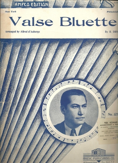 Picture of Valse Bluette, R. Drigo, arr. Alfred d'Auberge, accordion solo sheet music