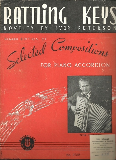 Picture of Rattling Keys, Ivor Peterson, accordion solo sheet music