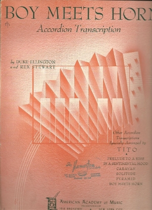 Picture of Boy Meets Horn, Duke Ellington & Rex Stewart, arr. by Tito, accordion solo sheet music