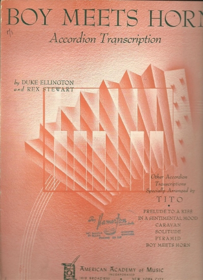 Picture of Boy Meets Horn, Duke Ellington & Rex Stewart, arr. by Tito, accordion solo sheet music