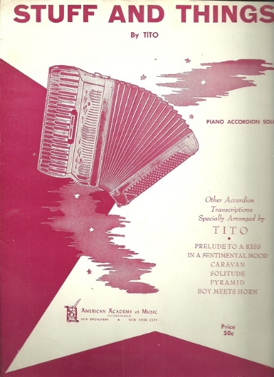 Picture of Stuff and Things, Tito, accordion solo sheet music