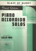 Picture of Blaze of Glory, Abe Holzmann, arr. Galla-Rini, accordion solo sheet music