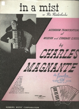 Picture of In a Mist, Bix Beiderbecke, arr. Charles Magnante, accordion solo sheet music