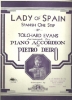Picture of Lady of Spain, Tolchard Evans, arr. by Pietro Deiro, accordion solo sheet music