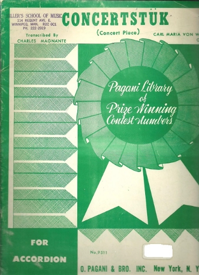 Picture of Concertstuk Op.79, Carl Maria von Weber, arr. Charles Magnante