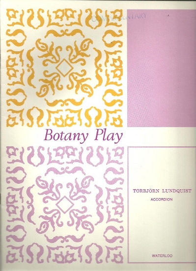 Picture of Botany Play, Torbjorn Lundquist, free bass accordion, sheet music folio