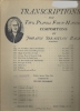 Picture of Air in D Major (Air on the G String), J. S. Bach, arr. Guy Maier, piano duo, sheet music folio