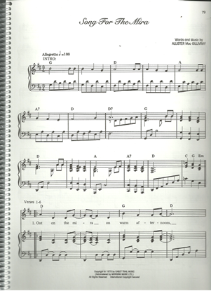 Picture of Song for the Mira, Allister MacGillivray, recorded by Anne Murray