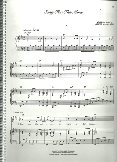 Picture of Song for the Mira, Allister MacGillivray, recorded by Anne Murray