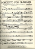 Picture of Concerto for Clarinet, Artie Shaw, clarinet & piano sheet music folio