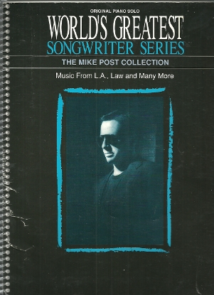 Picture of The Mike Post Collection, World's Greatest Songwriter Series, piano solo sheet music folio