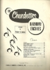 Picture of The Chordettes, Harmony Encores, arr. Walter O. Latzko, sheet music songbook
