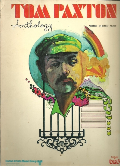 Picture of Tom Paxton Anthology, sheet music songbook, spiral coil bound