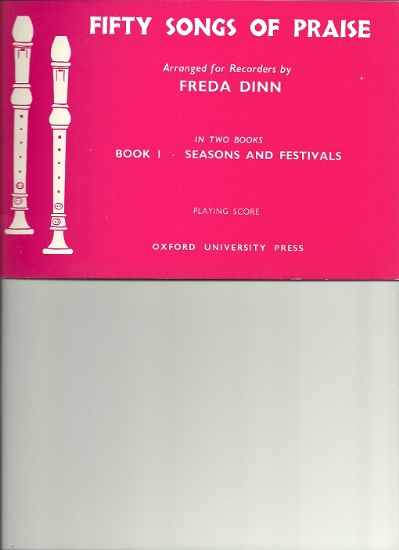 Picture of Fifty Songs of Praise Book 1, arr. for recorder ensemble by Freda Dinn