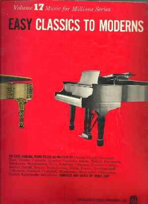 Picture of Music for Millions Series Volume 17, Easy Classics to Moderns, MFM17, ed. Denes Agay