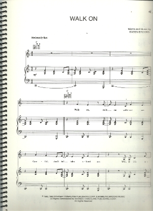 Picture of Walk On, Karen Brooks, sheet music