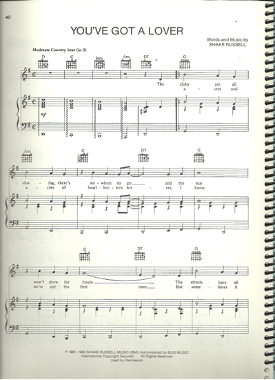 Picture of You've Got a Lover, Shake Russell, recorded by Ricky Scaggs