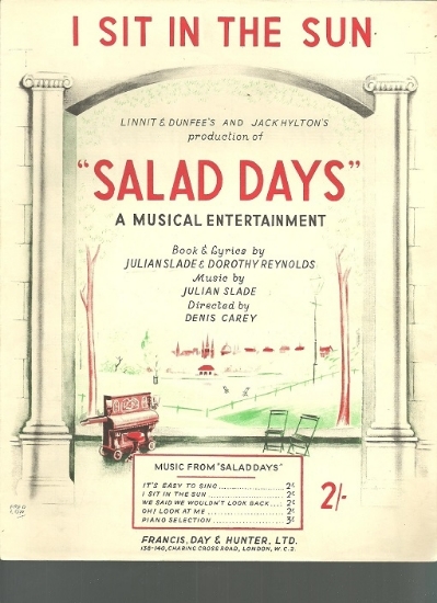 Picture of I Sit in the Sun, from London West End M.C. "Salad Days", Dorothy Reynolds & Julian Slade, sheet music