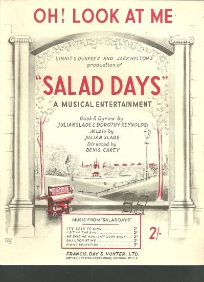 Picture of Oh Look at Me, from London West End M.C. "Salad Days", Dorothy Reynolds & Julian Slade, sheet music
